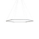 Koncept - ZBP-16-H-SW-SIL-CNP - LED Pendant - Z-Bar Pendant - Silver