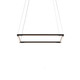 Koncept - ZBP-16-S-SW-MTB-CNP - LED Pendant - Z-Bar Pendant - Matte Black