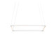 Koncept - ZBP-16-S-SW-MWT-CNP - LED Pendant - Z-Bar Pendant - Matte White