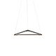 Koncept - ZBP-16-T-SW-MTB-CNP - LED Pendant - Z-Bar Pendant - Matte Black