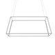 Z-Bar LED Pendant (ZBP-48-RS-SW-SIL-CNP)