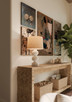 Talita One Light Table Lamp (HL934201-AGB)
