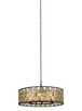 Kalco - 507950BMG - Six Light Pendant - Corsa - Matte Black w Gold