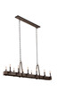 Kalco - 508962SZ - 12 Light Island Pendant - Duluth - Satin Bronze