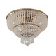 Kalco - 511841BCG - Five Light Flush Mount - Esperanza - Brushed Champagne Gold