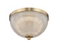 Kalco - 512141WB - LED Flush Mount - Portland - Winter Brass