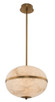 Kalco - 512555WB - LED Pendant - Canterbury - Winter Brass