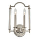 Kalco - 512922PN - Two Light Wall Sconce - Provence - Polished Nickel