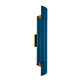 Kalco - 514721PBN - Two Light Wall Sconce - Piaga - Matte Blue and Polished Brass