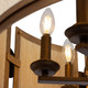Button Six Light Pendant (526855PABMG)