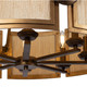 Button Six Light Pendant (526855PABMG)