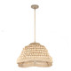 Kalco - 527155JT - Six Light Pendant - Coaxial - Jute