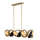 Kalco - 527261BGZ - LED Island Pendant - Onyx - Brushed Gold/Satin Bronze