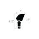 One Light Mini Flood (15476BKT)