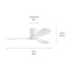 Volos 48"Ceiling Fan (300032MWH)