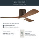 Volos 48"Ceiling Fan (300032SNB)