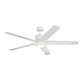 Kichler - 300044MWH - 56Ceiling Fan - Brahm - Matte White