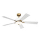 Kichler - 300395WH - 56Ceiling Fan - Icon - Brushed Natural Brass