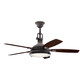 Kichler - 310018WZC - 52Ceiling Fan - Hatteras Bay - Weathered Zinc