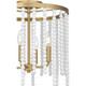 Apelle Four Light Semi Flush Mount (APE1716AB)