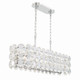 Eurofase - 44287-016 - Eight Light Linear Chandelier - Perrene - Chrome