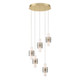 Eurofase - 45594-014 - ROLA-CHD-5LT-18IN-GD-WH - ROLA - Gold