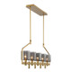 Decato Five Light Linear Chandelier (45652-011)