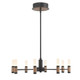 Eurofase - 46352-019 - LED Chandelier - Albany - Brass-Black Mix