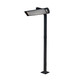 Eurofase - EF3908PMB - Pole Mount With Single Crossbar - Pole Mount - Black