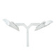 Eurofase - EF6108PMDW - Pole Mount With Double Crossbar - Pole Mount - White