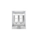 Eurofase - EFDWWPS - Flush Mount Dual Duplex Stack Switch - On/Off Switch - Stainless Steel