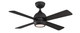 Fanimation - FP7644BL - 44 Ceiling Fan - Kwad 44 - Black