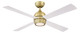 Fanimation - FP7652BS - 52 Ceiling Fan - Kwad 52 - Brushed Satin Brass