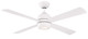 Fanimation - FP7652MW - 52 Ceiling Fan - Kwad 52 - Matte White