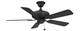 Fanimation - FP9044BLW - 44 Ceiling Fan - Edgewood 44 - Black