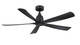 Fanimation - FPD5534BL - 52 Ceiling Fan - Kute5 52 - Black