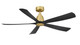 Fanimation - FPD5534BSBL - 52 Ceiling Fan - Kute5 52 - Brushed Satin Brass