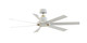 Fanimation - FPD7060MWBS - 60 Ceiling Fan - Lenzi - Matte White w/Brushed Satin Brass