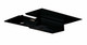 Nuvo Lighting - TP153 - Live End W/Canopy - Live End & Canopy - Black