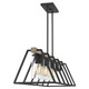Brockton Five Light Linear Chandelier (BRT5542GK)