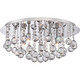 Quoizel - BRX1619C - Five Light Flush Mount - Bordeaux - Polished Chrome