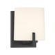 Minka-Lavery - 12431-899 - One Light Bath Sconce - Mirelle - Dark Matte Black