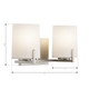 Mirelle Two Light Vanity (12432-84)