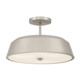 Minka-Lavery - 12625-84 - Three Light Semi-Flush Mount - Trellwyn - Brushed Nickel
