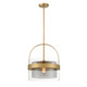 Minka-Lavery - 1916-732 - One Light Convertible Pendant/Semi-Flush Mount - Ravik - Legacy Brass