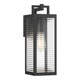 Minka-Lavery - 78201-899 - One Light Outdoor Wall Sconce - Edgewood - Dark Matte Black