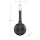 Gardner One Light Wall Sconce (9-8168-1-26)