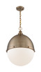 Nuvo Lighting - 60-7049 - One Light Pendant - Ronan - Burnished Brass