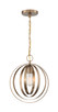 Nuvo Lighting - 60-7056 - One Light Pendant - Pendleton - Burnished Brass