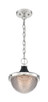 Nuvo Lighting - 60-7069 - One Light Pendant - Faro - Polished Nickel / Black Accents